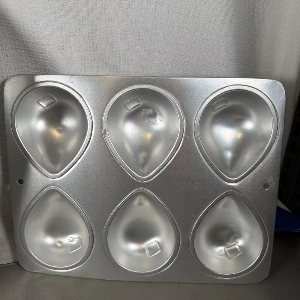 Vtg 1982 Wilton Hot Air Balloon Cake Pan 502-3169 & 6 Cavity Mini Balloons Set